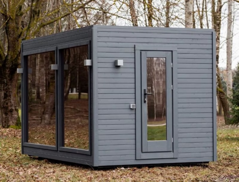 Gartensauna Jardin isoliert