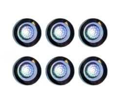 6 Mini-LEDs unter Wasser